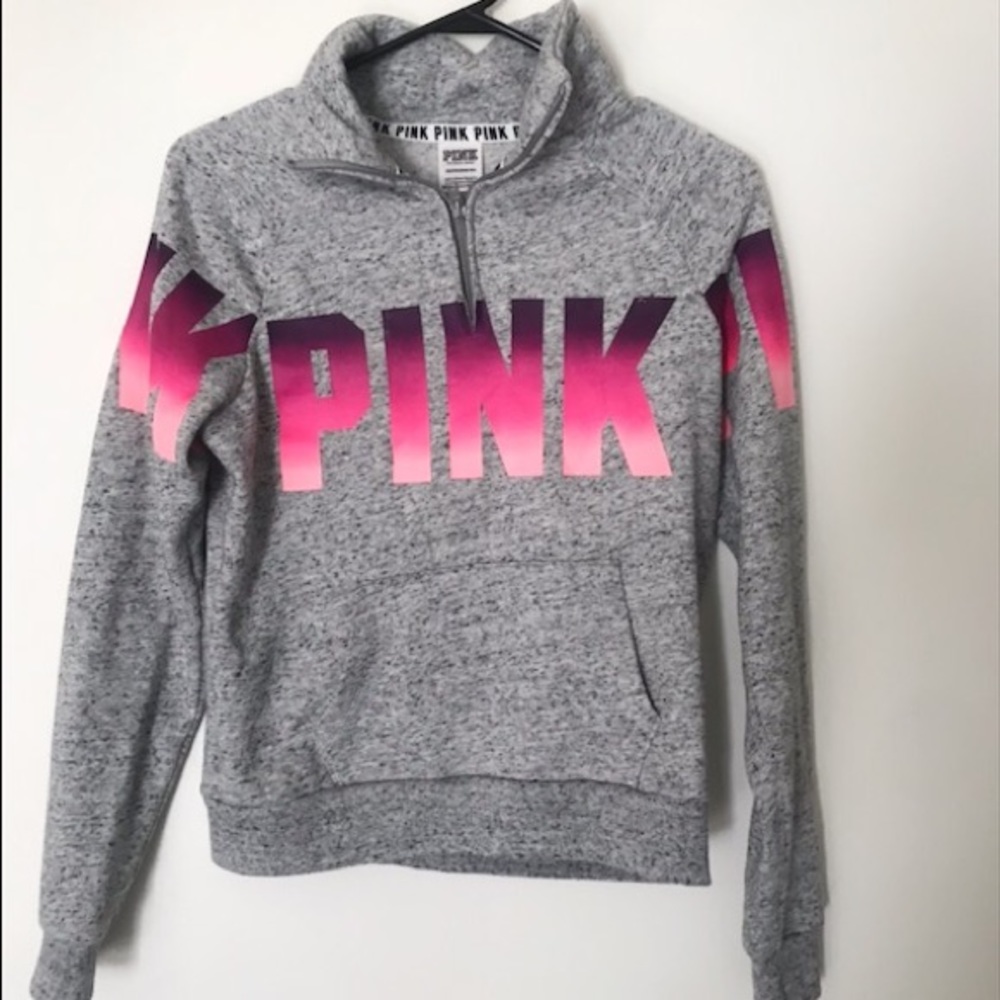 🤩🦋PINK quarter zip up jacket